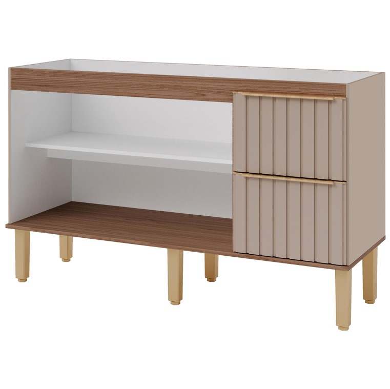 MGM - GABINETE �GATA 1,50MT - CAPPUCCINO/FREIJ�